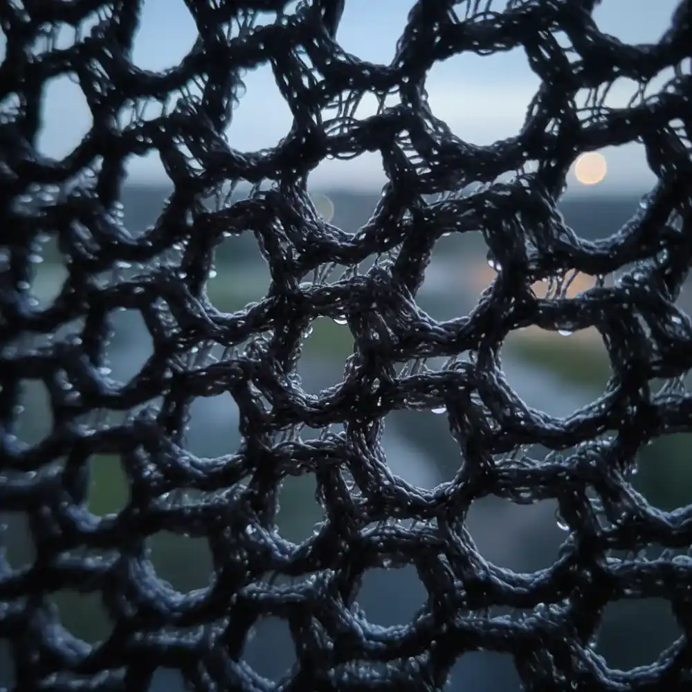 Macro view of breathable recovery textiles