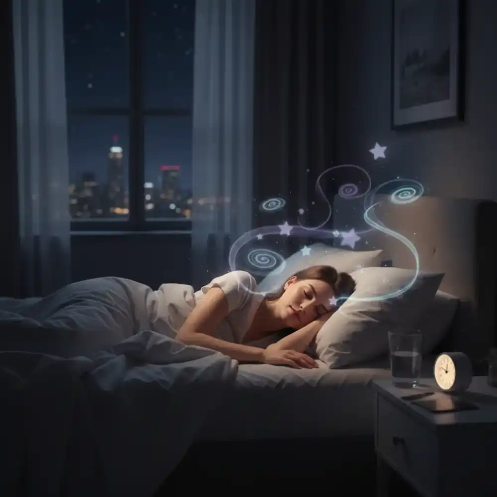 Illustration of light sleep transition