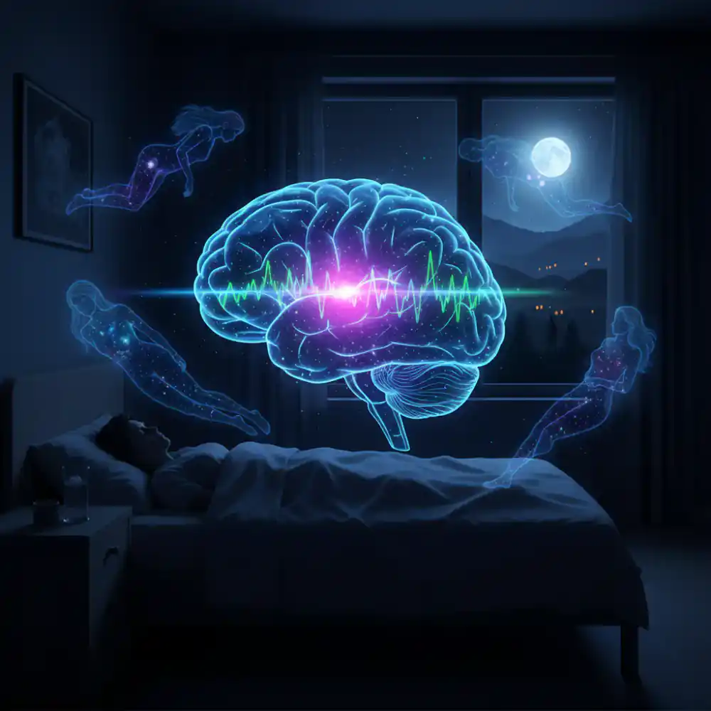 Illustration of REM sleep patterns